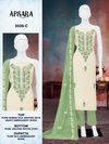 Apsara 3335 A To D By Bipson Pure Roman Silk Dyed With Embroidery Work Top Bottom With Dupatta Bulk Orders In India